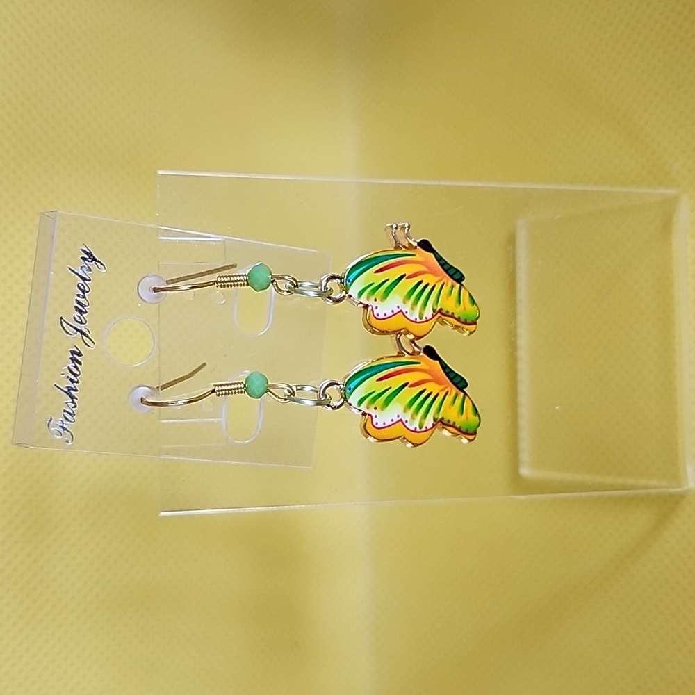 Butterfly in flight earrings